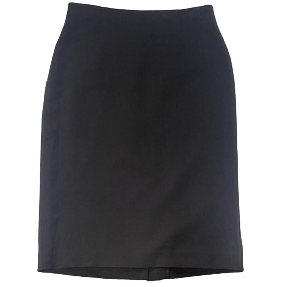 Halogen Pencil Skirt with Rear Slit Black Size 6